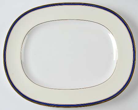 Windsor Cobalt Blue 16" Oval Serving Platter