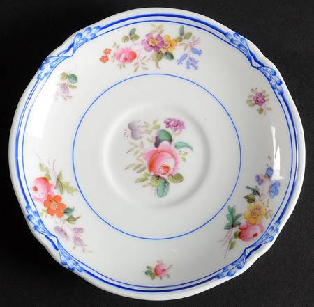 Queen Anne (Blue Trim) Saucer