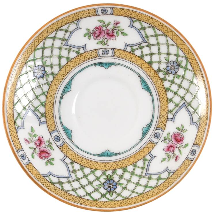 Queen's Trellis Saucer for Demitasse Cup