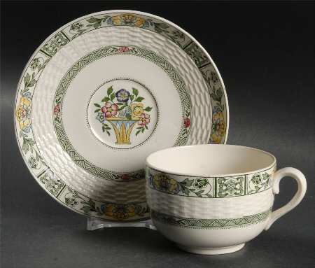 Ramsey Footed Cup & Saucer Set