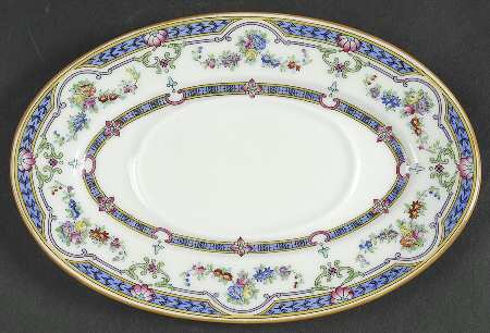 Ripon Blue Underplate for Gravy Boat