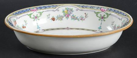 Ripon Blue 8" Oval Vegetable Bowl