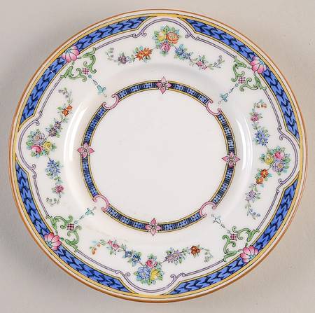 Ripon Blue Bread & Butter Plate