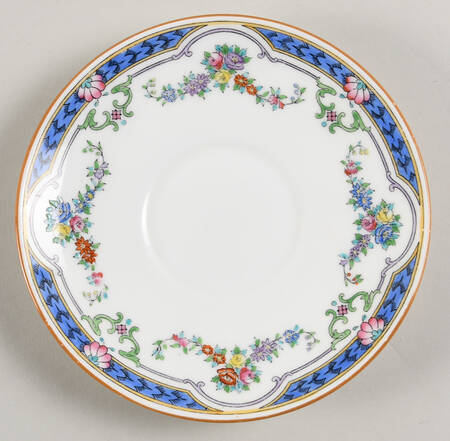 Ripon Blue Saucer by Minton