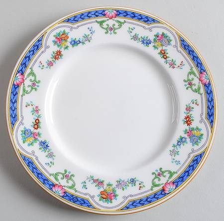 Ripon Blue Salad Plate by Minton