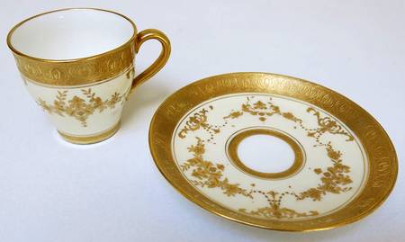 Riverton Flat Demitasse Cup & Saucer Set