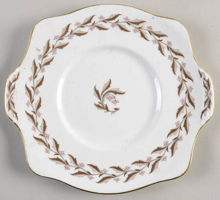 Rosewood Handled Cake Plate