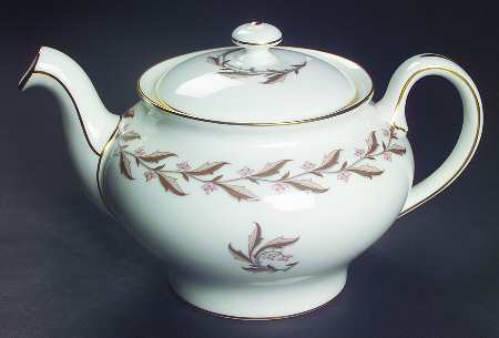 Rosewood Teapot & Lid by Minton