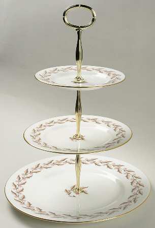 Rosewood 3-Tiered Serving Tray (DP, SP, BB)