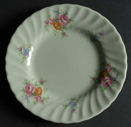 Rosetta Green Bread & Butter Plate