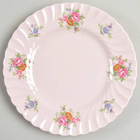 Rosetta Pink Salad Plate