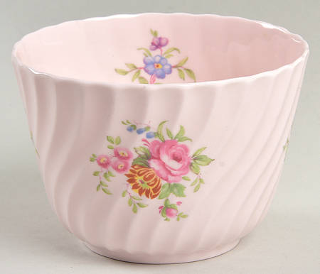 Rosetta Pink Mini Open Sugar Bowl