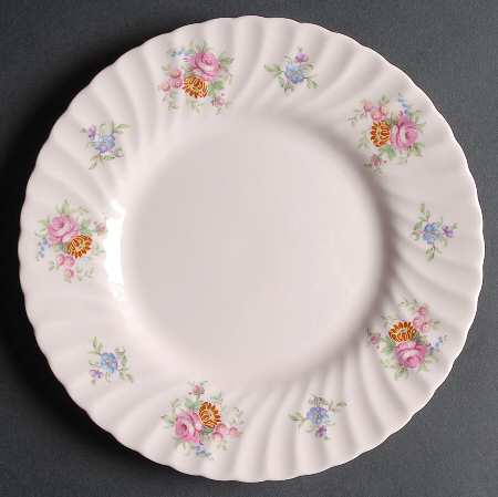 Rosetta Pink Luncheon Plate