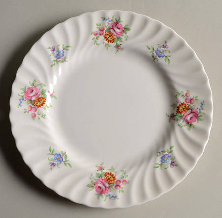 Rosetta White Salad Plate