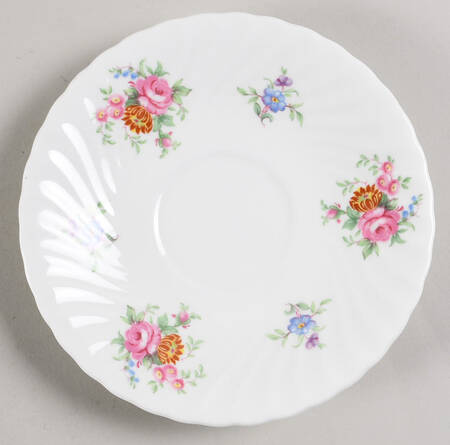 Rosetta White Saucer for Cream Soup Bowl