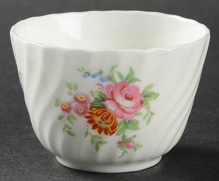 Rosetta White Mini Open Sugar Bowl by Minton