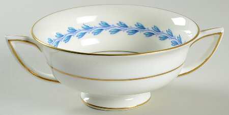 S383 Footed Cream Soup Bowl