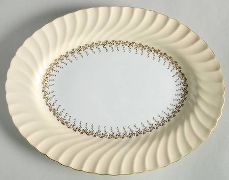 S443 10" Oval Serving Platter