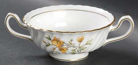 S500 Footed Cream Soup Bowl