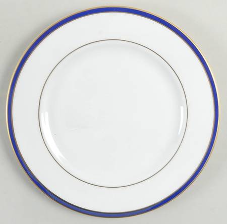 Saturn Cobalt Blue Luncheon Plate