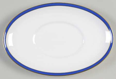 Saturn Cobalt Blue Underplate for Gravy Boat