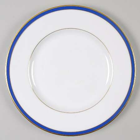 Saturn Cobalt Blue Salad Plate