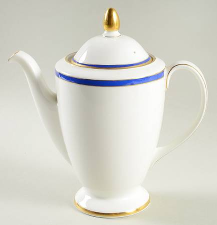 Saturn Cobalt Blue Coffee Pot & Lid