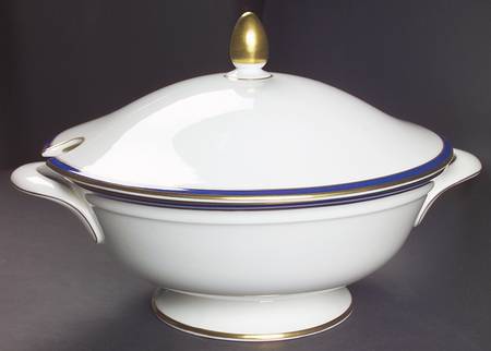 Saturn Cobalt Blue Tureen &  Lid