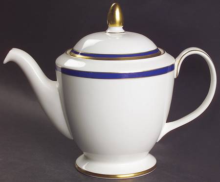 Saturn Cobalt Blue Teapot & Lid