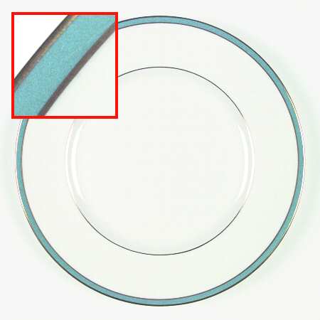 Saturn Turquoise Dinner Plate