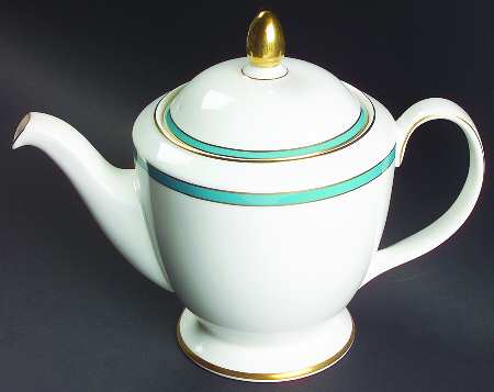 Saturn Turquoise Teapot & Lid