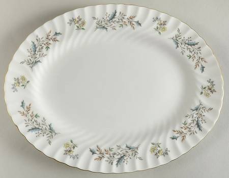 Seaforth 12" Oval Serving Platter