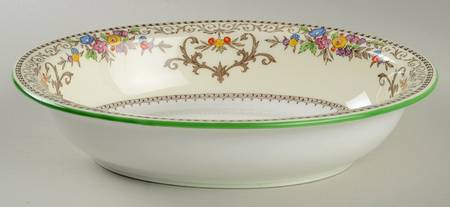 Shaftesbury 9" Oval Vegetable Bowl