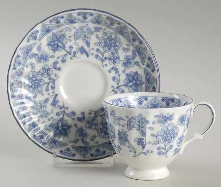 Shalimar Footed Demitasse Cup & Saucer Set