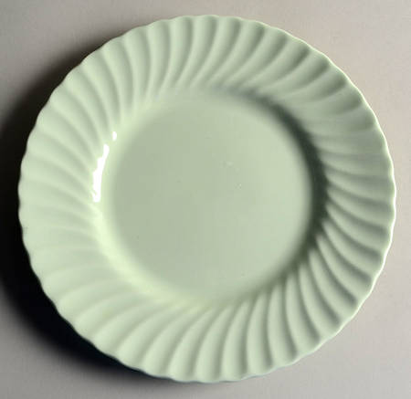 Shell Green Luncheon Plate