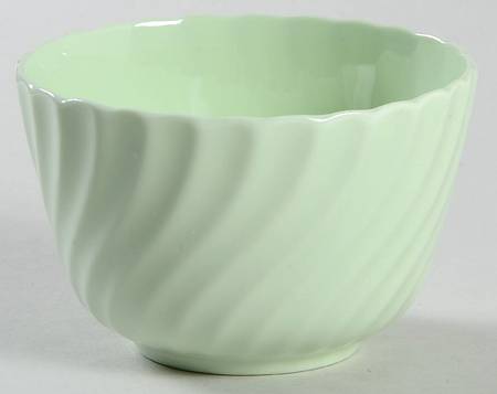 Shell Green Mini Open Sugar Bowl
