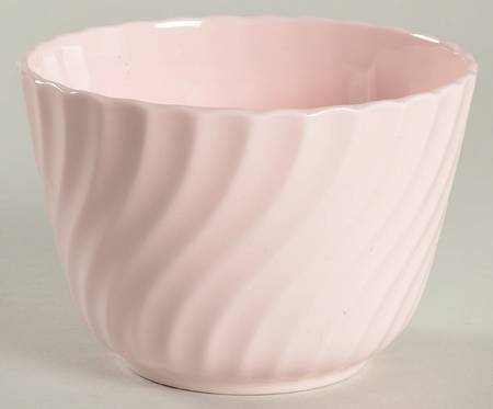 Shell Pink Mini Open Sugar Bowl