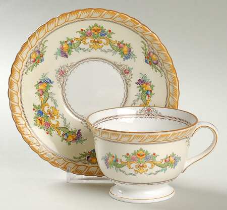 Shrewsbury Footed Cup & Saucer Set