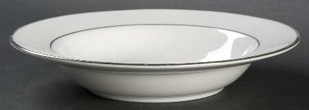 Silver Laurel Rim Soup Bowl