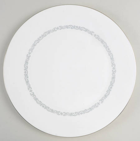 Silver Scroll 13" Chop Plate (Round Platter)