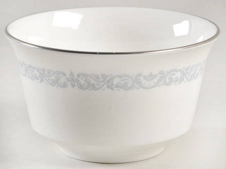 Silver Scroll Open Sugar Bowl