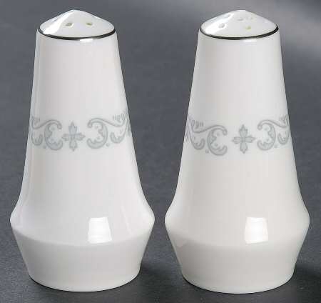 Silver Scroll Salt & Pepper Set