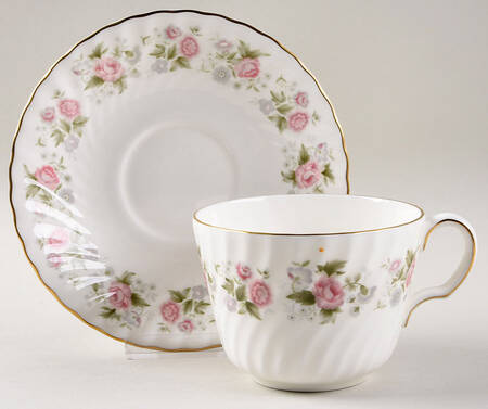 Spring Bouquet Oversized Cup & Saucer Set