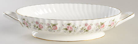 Spring Bouquet Oval Vegetable No Lid