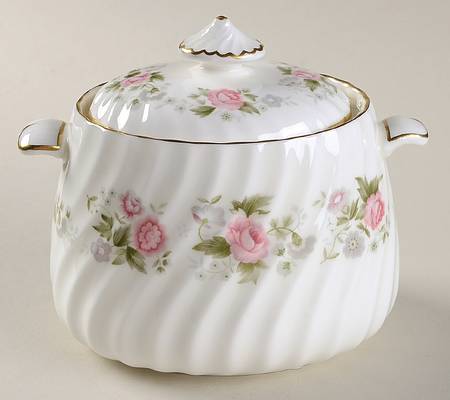 Spring Bouquet Sugar Bowl & Lid
