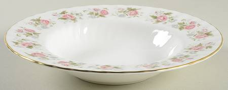 Spring Bouquet Rim Soup Bowl
