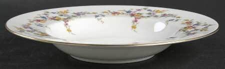 Spring Flowers Large Rim Soup Bowl