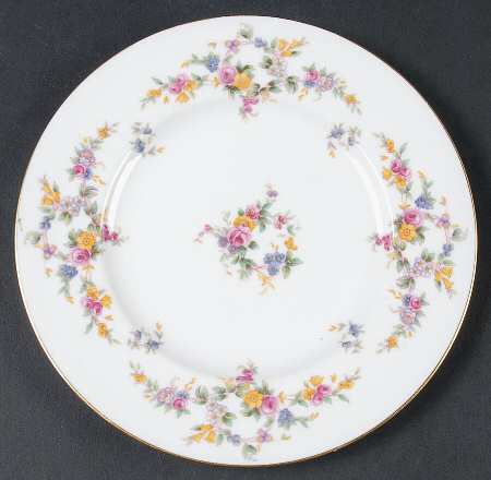 Spring Flowers Dessert/Pie Plate