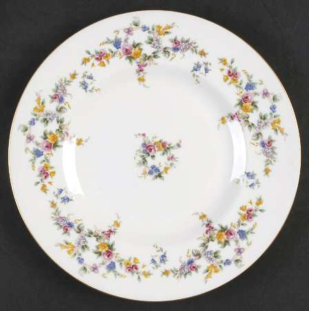 Spring Flowers Luncheon Plate