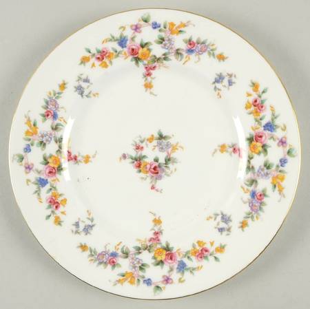 Spring Flowers Salad Plate